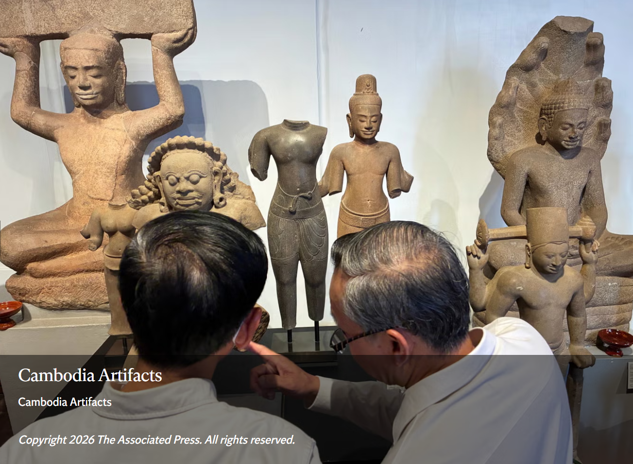 Cambodia welcomes return from abroad of centuries-old artifacts looted by notorious smuggling ring